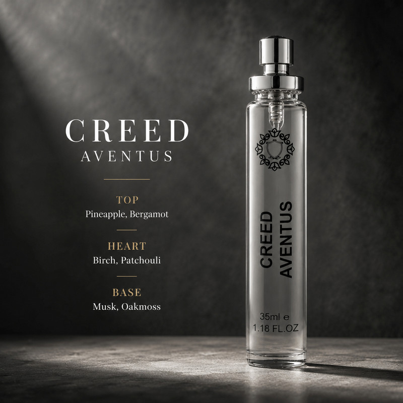ادو پرفیوم مردانه هارلینگن مدل Creed Aventus با رایحه خنک حجم 35 میلی لیتر — تصویر ۵