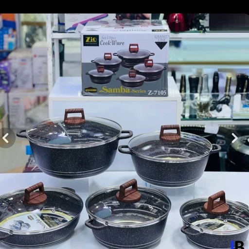 سرویس قابلمه 10 پارچه زیو گرانیتی مدل 7105 کیفیت تضمینی