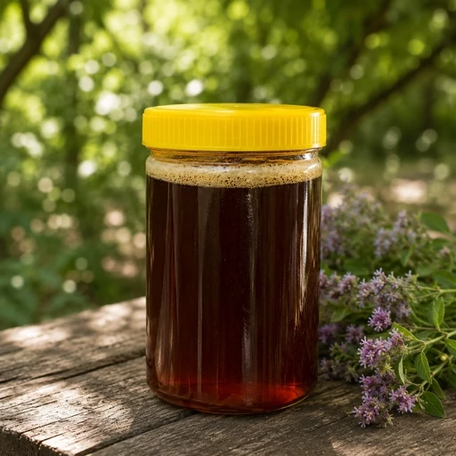 عسل گون (کاملا غلیظ) طبیعی یک کیلویی ساکارز حدود 6 درصد