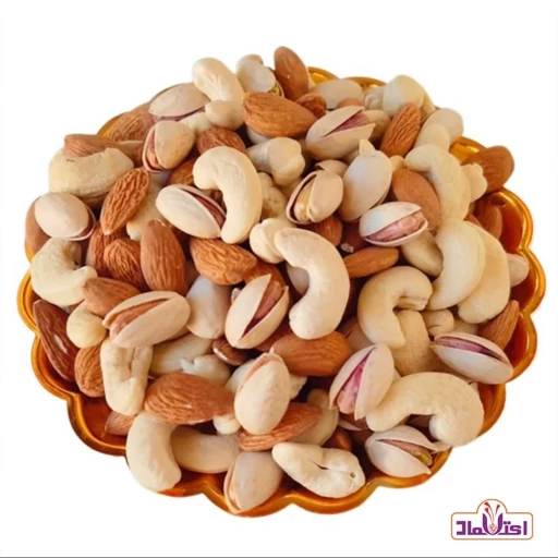 آجیل سه مغز خام 500 گرمی اعلا و تازه — تصویر ۲