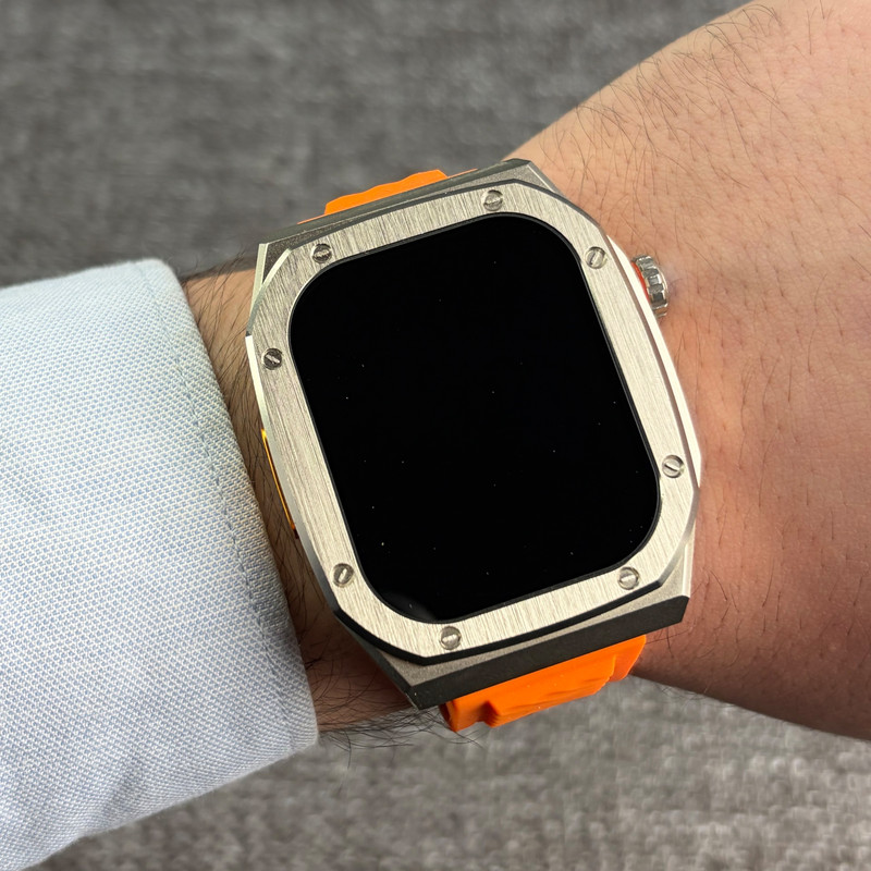ساعت هوشمند 41 میلی متری میکروسل مدل MC961 vip با بند سیلیکونی — تصویر ۴
