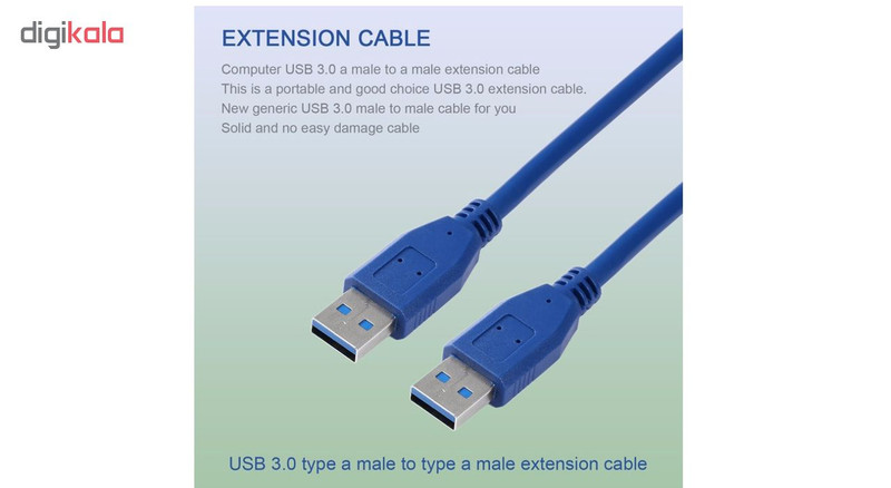 کابل لینک USB3.0 مدل VW-1 طول 0.5 متر — تصویر ۴