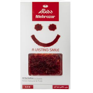 زعفران سوپر نگین صادراتی مهرآذر - 0.5 گرم