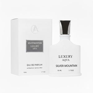 ادو پرفیوم مردانه لاکچری آکوا مدل Silver Mountain با رایحه خنک حجم 50 میلی لیتر