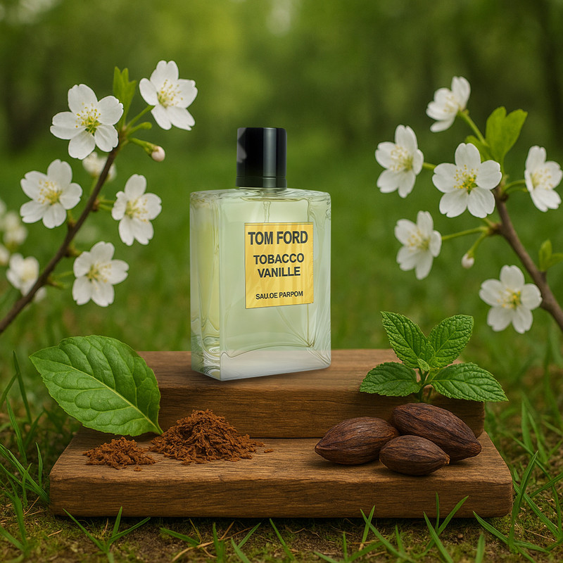 ادو پرفیوم مردانه لالیکو مدل TOM FORD - Tobacco Vanille با رایحه گرم حجم 100 میلی لیتر — تصویر ۳