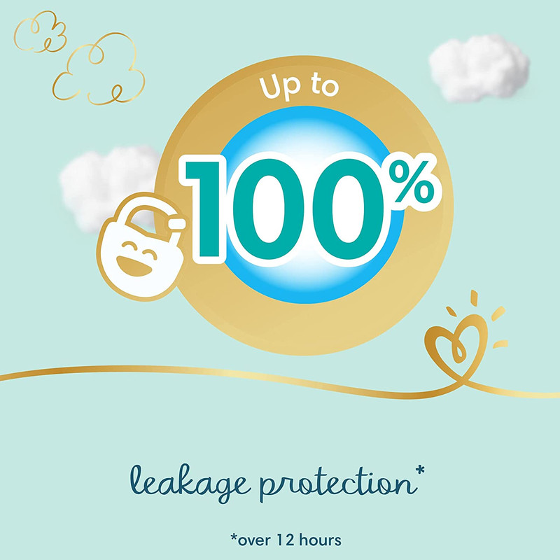 پوشک بچه پمپرز مدل Premium care سایز 3 بسته 62 عددی — تصویر ۲