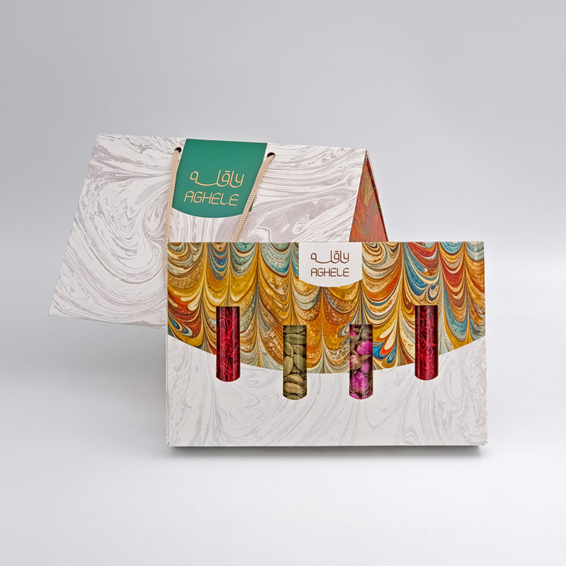 زعفران سوپر نگین عاقله - 4 گرم به همراه هل - 15 گرم و گل محمدی - 6 گرم — تصویر ۵