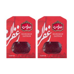 زعفران سرگل بهرامن - 4.608 گرم مجموعه دو عددی