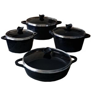 سرویس قابلمه چدنی 8 پارچه لایف استایل کد LS-110