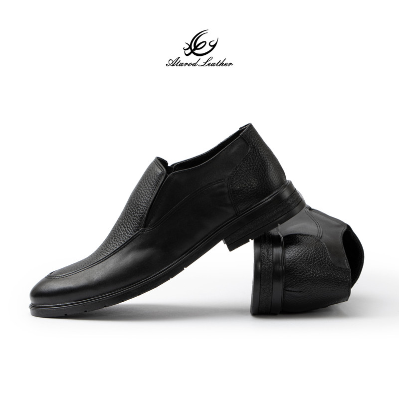 کفش رسمی مردانه چرم عطارد مدل چرم طبیعی کد SH358 — تصویر ۵