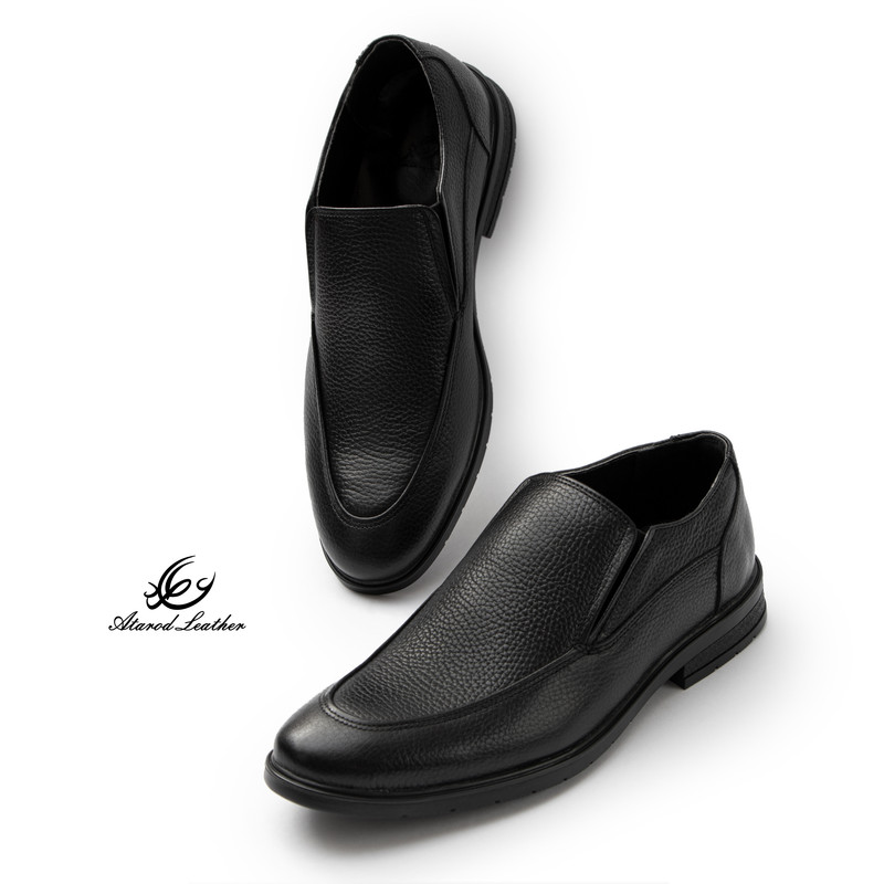 کفش رسمی مردانه چرم عطارد مدل چرم طبیعی کد SH357 — تصویر ۴
