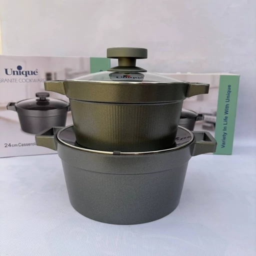 سرویس قابلمه های گرانیتی یونیک اصل unique