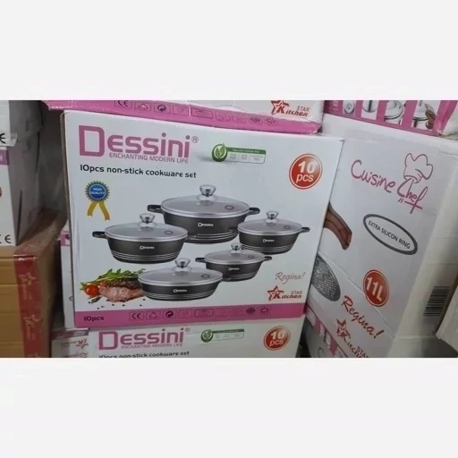سرویس قابلمه دسینی (اصل )10 پارچه مدل 9009