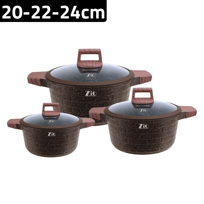 سرویس پخت و پز 6 پارچه زیو مدل ZCS-8546-24 — تصویر ۴
