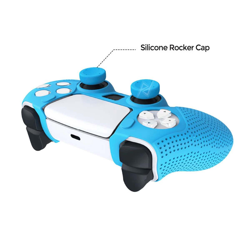 محافظ دسته پلی استیشن۵ دابی مدل silicone case به همراه روکش آنالوگ — تصویر ۳
