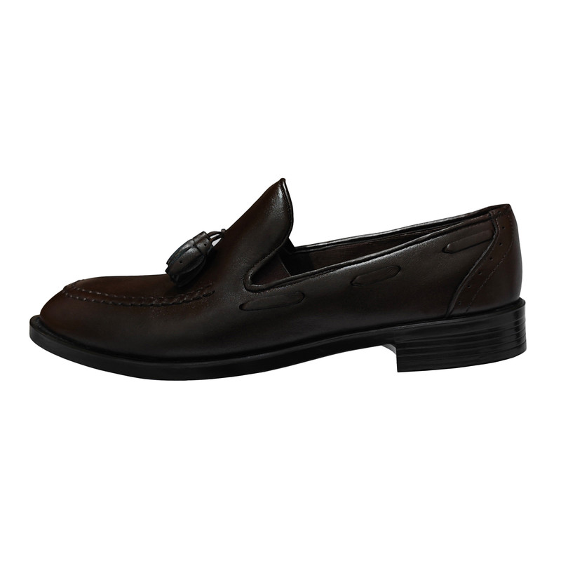 کفش رسمی مردانه چرم تبریز مدل Tassel Loafer RN100 — تصویر ۲