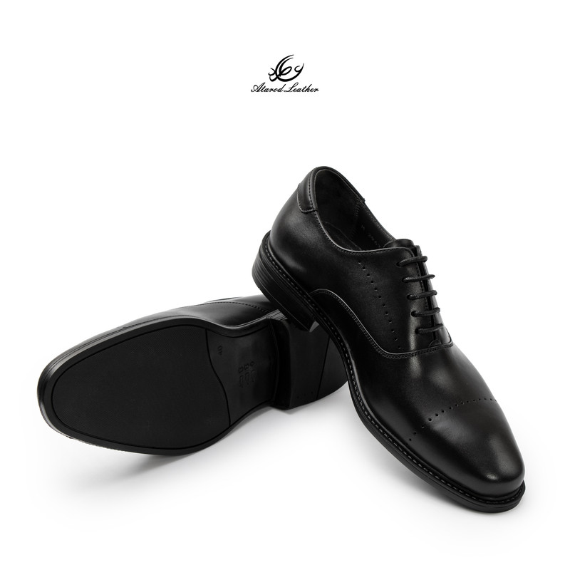 کفش رسمی مردانه چرم عطارد مدل چرم طبیعی کد SH364 — تصویر ۵
