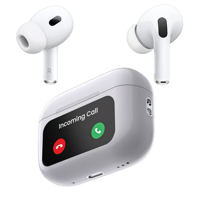 هدفون بلوتوثی لوکسار مدل A9 Pro دارای نویز کنسلینگ فعال (ANC) و نویز کنسلینگ میکروفون (ENC)، درگاه شارژ USB Type-C دارای نمایشگر روی صفحه محفظه شارژ، مقاوم در برابر رطوبت و عرق — تصویر ۲