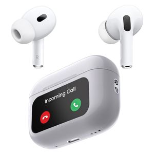 هدفون بلوتوثی لوکسار مدل A9 Pro دارای نویز کنسلینگ فعال (ANC) و نویز کنسلینگ میکروفون (ENC)، درگاه شارژ USB Type-C دارای نمایشگر روی صفحه محفظه شارژ، مقاوم در برابر رطوبت و عرق