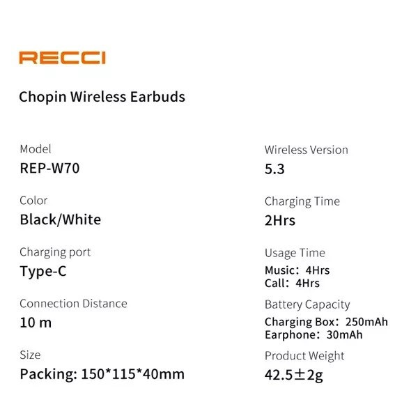 هندزفری بی سیم رسی مدل REP-W70 — تصویر ۴