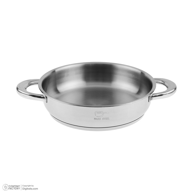 سرویس تابه و قابلمه 3 پارچه پارس استیل مدل فلزی کد 2424 — تصویر ۳