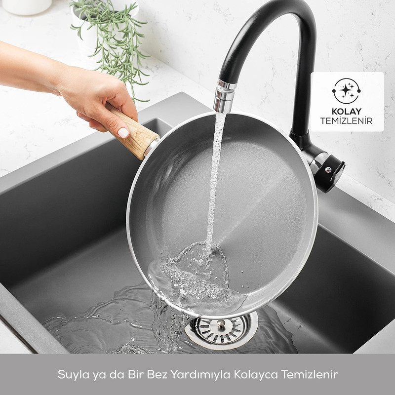 سرویس پخت و پز 14 پارچه کاراجا مدل Swiss Crystal Creamy — تصویر ۵