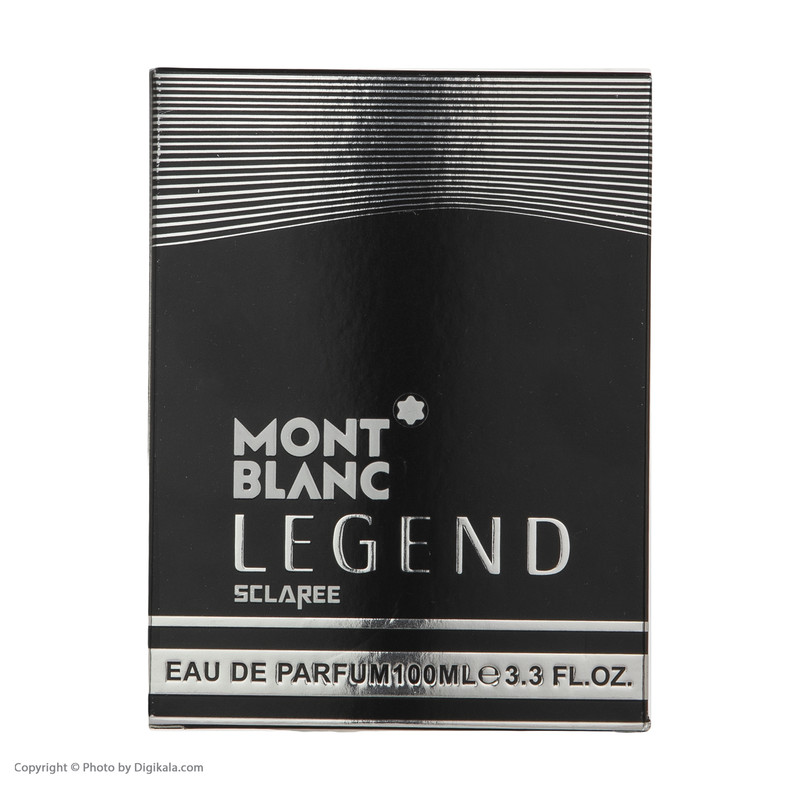 ادو پرفیوم مردانه اسکلاره مدل Mont Blanc Legend با رایحه شیرین و خنک حجم 100 میلی لیتر — تصویر ۵