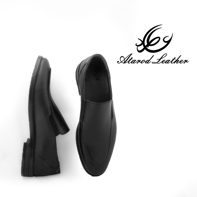 کفش مردانه چرم عطارد مدل چرم طبیعی کد SH277 — تصویر ۳