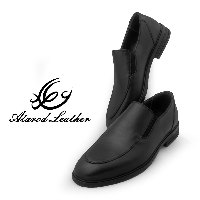 کفش مردانه چرم عطارد مدل چرم طبیعی کد SH277 — تصویر ۴