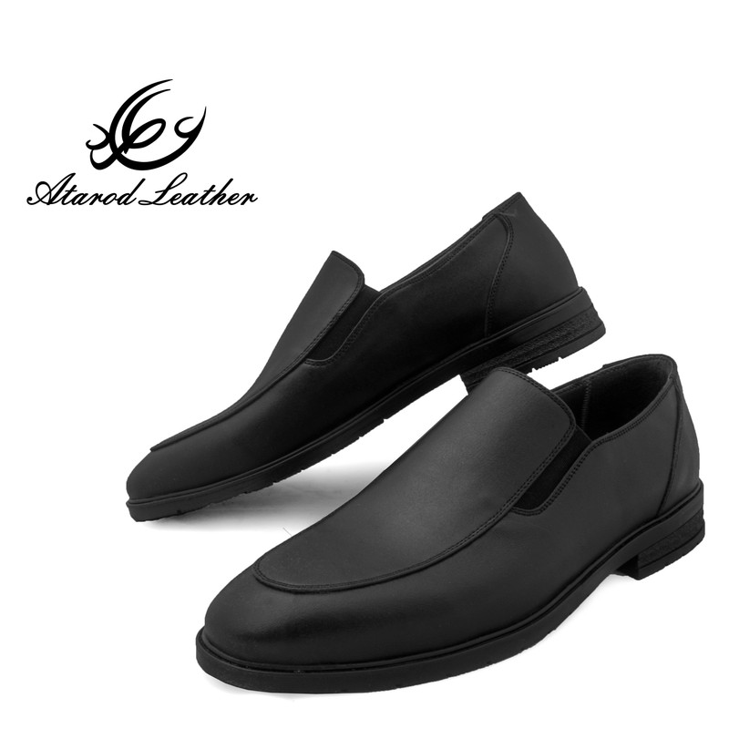 کفش مردانه چرم عطارد مدل چرم طبیعی کد SH277 — تصویر ۵