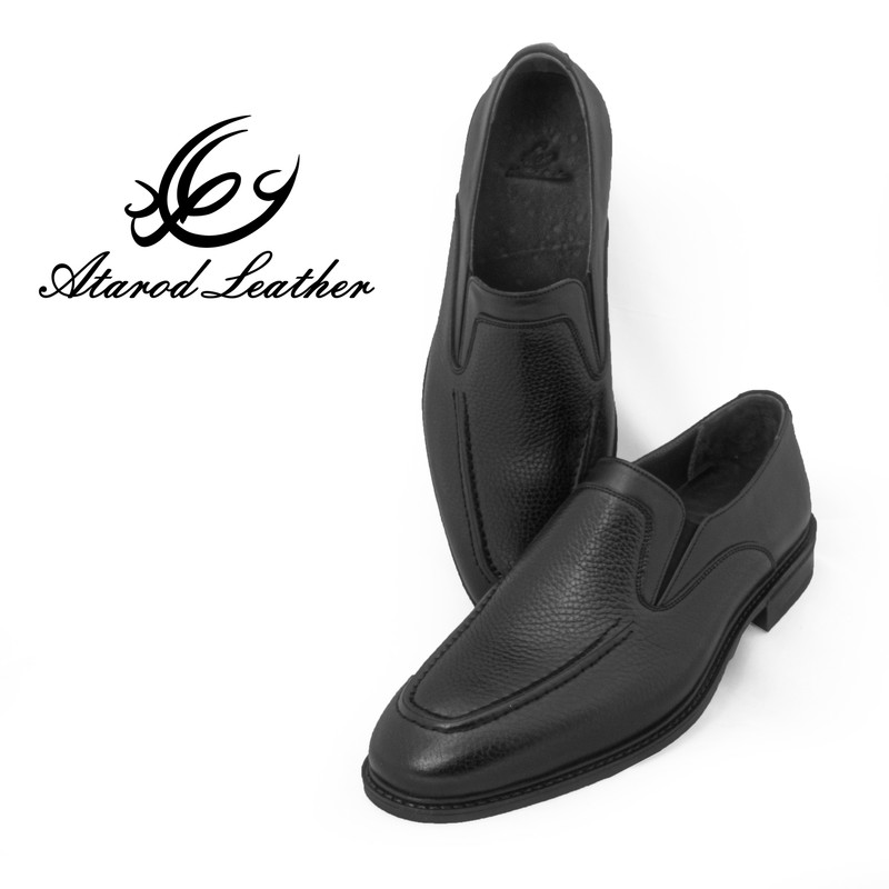 کفش مردانه چرم عطارد مدل چرم طبیعی کد SH274 — تصویر ۵