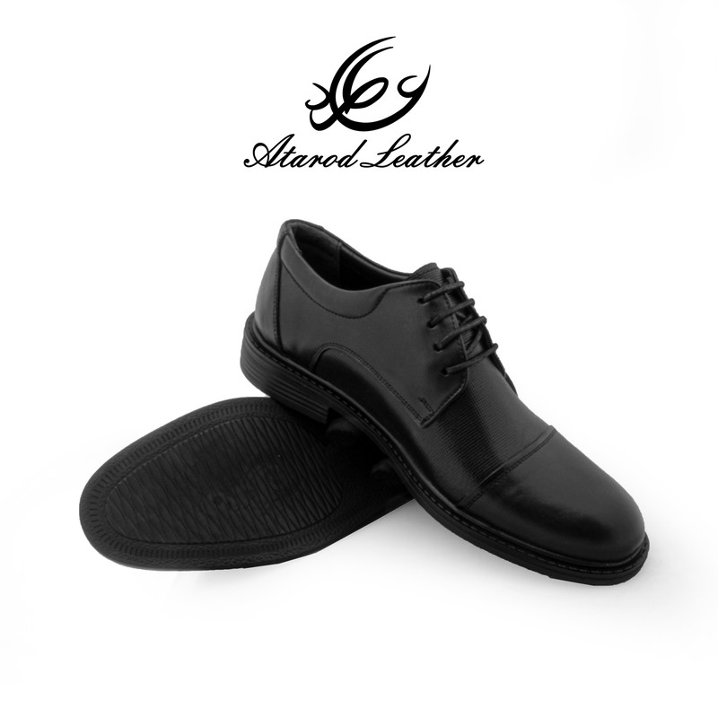 کفش مردانه چرم عطارد مدل چرم طبیعی کد SH289 — تصویر ۵
