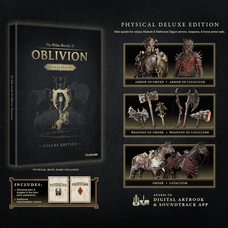 بازی The Elder Scrolls IV: Oblivion Remastered نسخه دیلاکس مخصوص PS5 — تصویر ۵