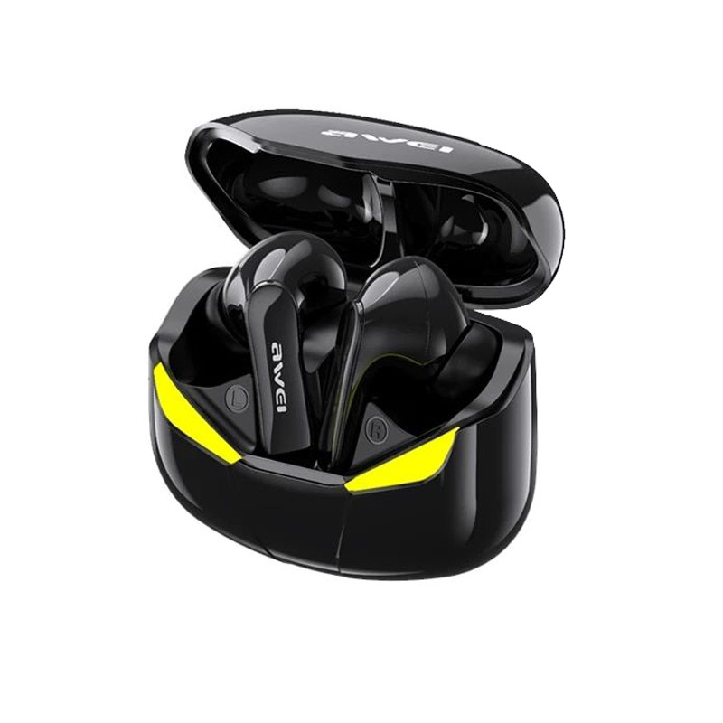 هدفون بلوتوثی اوی T35 با نویز کنسلینگ فعال (ANC)، درگاه شارژ USB Type-C، دارای نمایشگر روی محفظه شارژ، مقاوم در برابر رطوبت و عرق — تصویر ۳