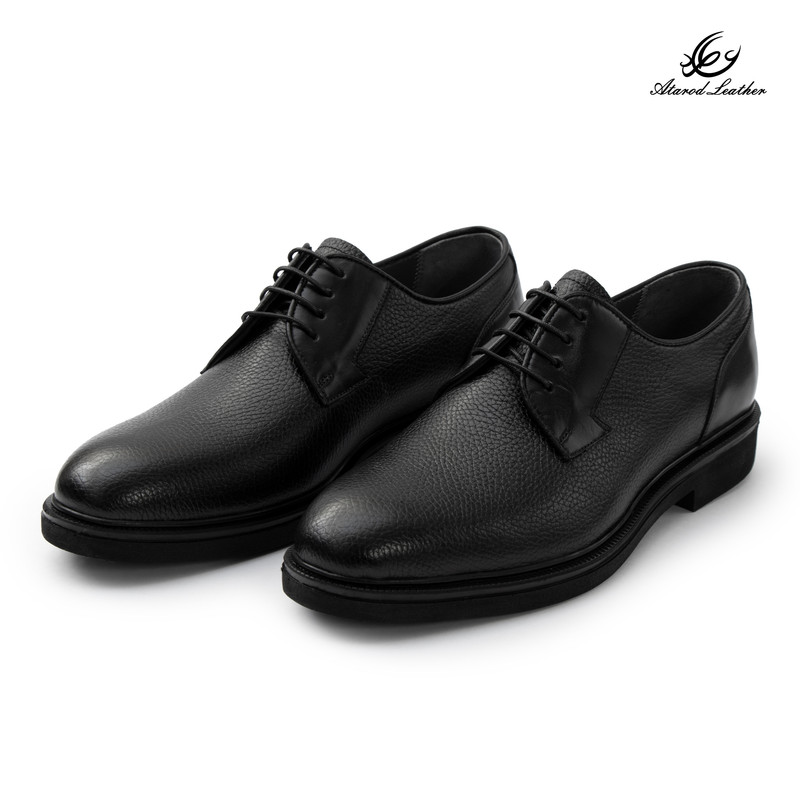 کفش رسمی مردانه چرم عطارد مدل چرم طبیعی کد SH351 — تصویر ۴