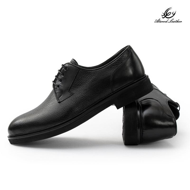 کفش رسمی مردانه چرم عطارد مدل چرم طبیعی کد SH351 — تصویر ۵