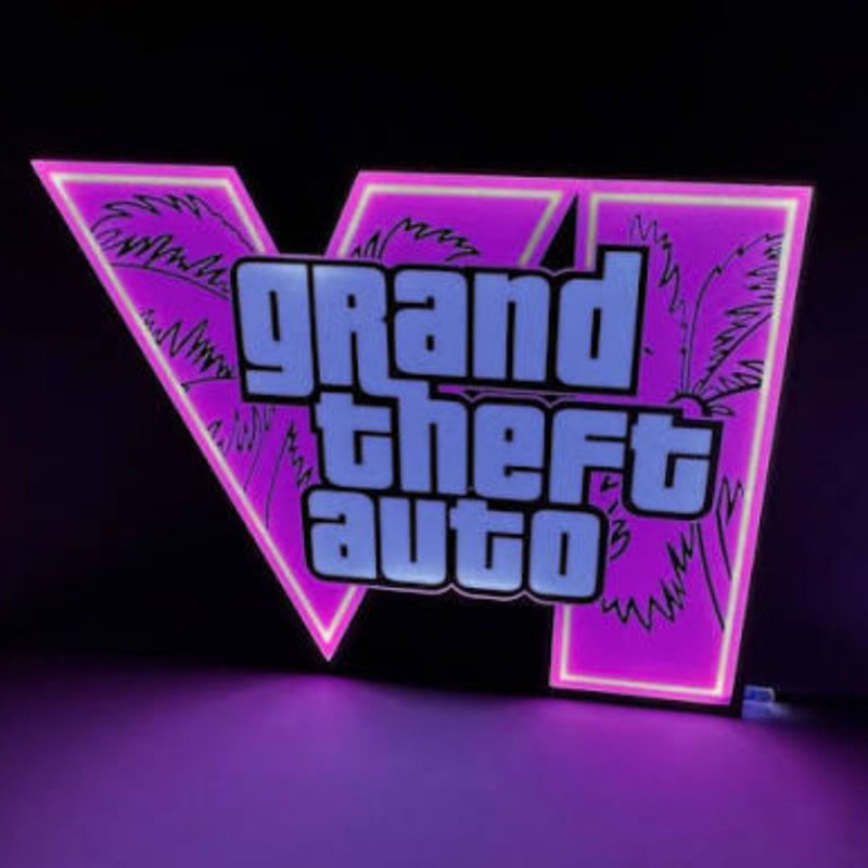 لایت باکس گیمینگ مدل GTA VI — تصویر ۲