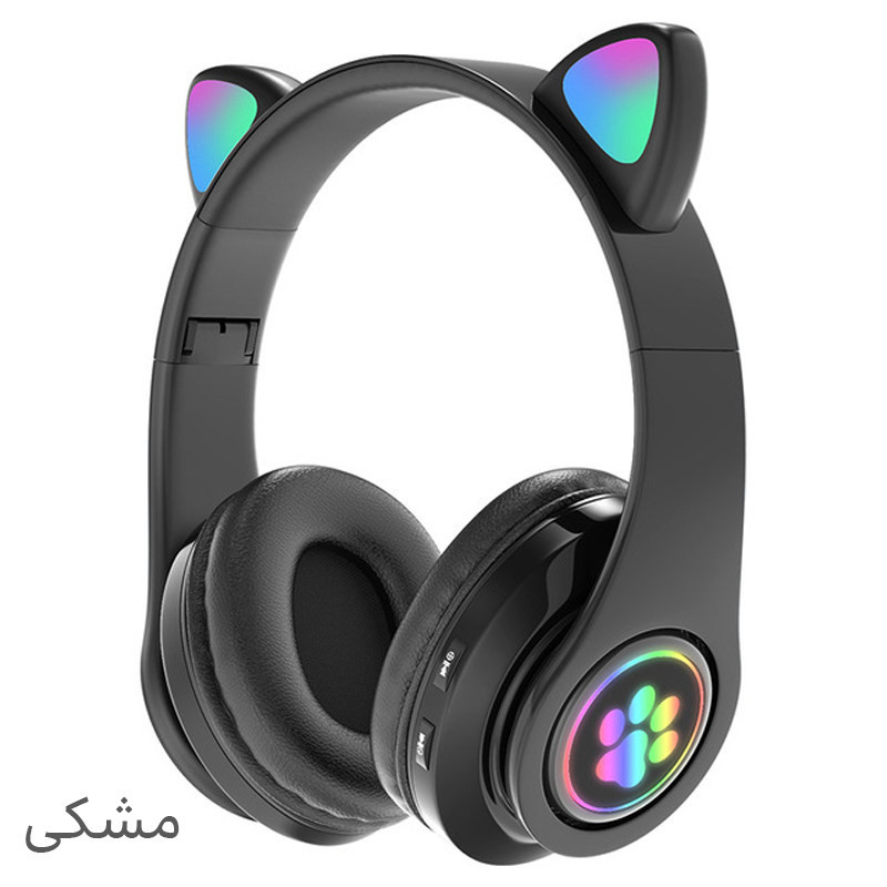 هدفون بلوتوثی مدل گربه ای B39M — تصویر ۴