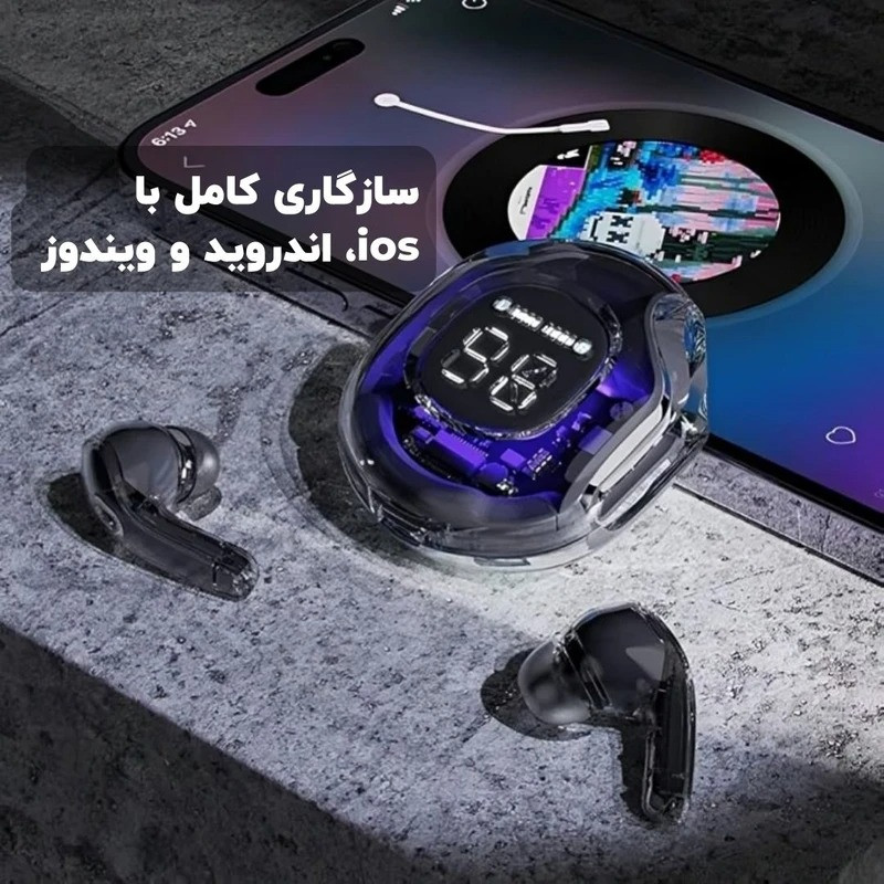 هدفون بلوتوثی مدل TWS V5.4 — تصویر ۵