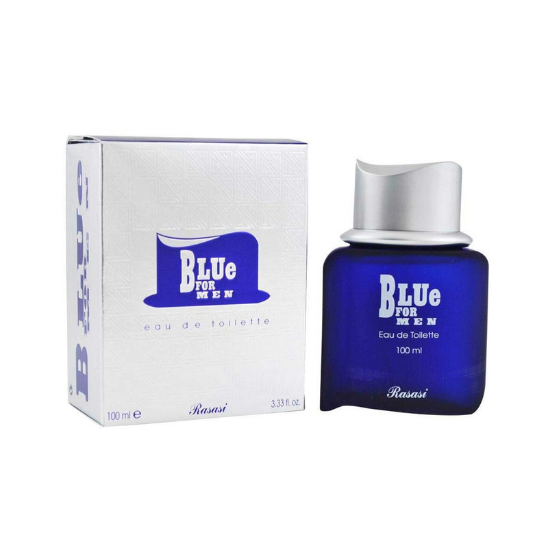 ادو تویلت مردانه رساسی مدل Blue for men با رایحه خنک و تند حجم 100 میلی لیتر — تصویر ۵
