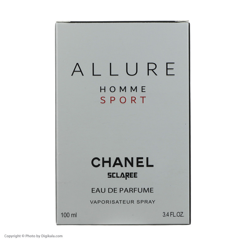 ادو پرفیوم مردانه اسکلاره مدل Allure Sport با رایحه شیرین و خنک حجم 100 میلی لیتر — تصویر ۳