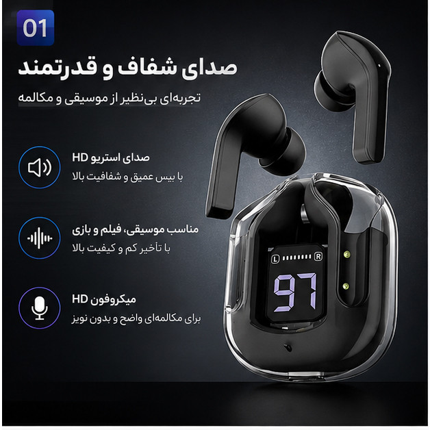 هدفون بلوتوثی مدل TWE — تصویر ۴