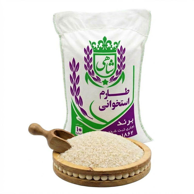 برنج طارم استخوانی فریدونکنار شاهی - 10 کیلوگرم — تصویر ۲
