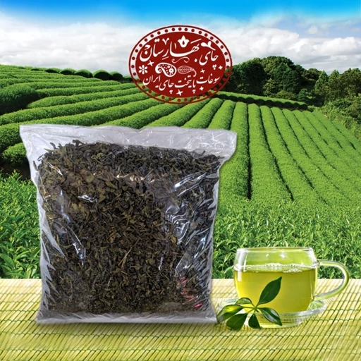 چای سبز قلم بهاره درجه یک لاهیجان 1405(یک کیلویی)