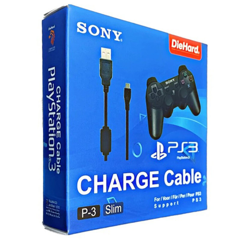 کابل USB مدل 80مناسب برای پلی استیشن 3 PS3 بسته 2 عددی — تصویر ۳