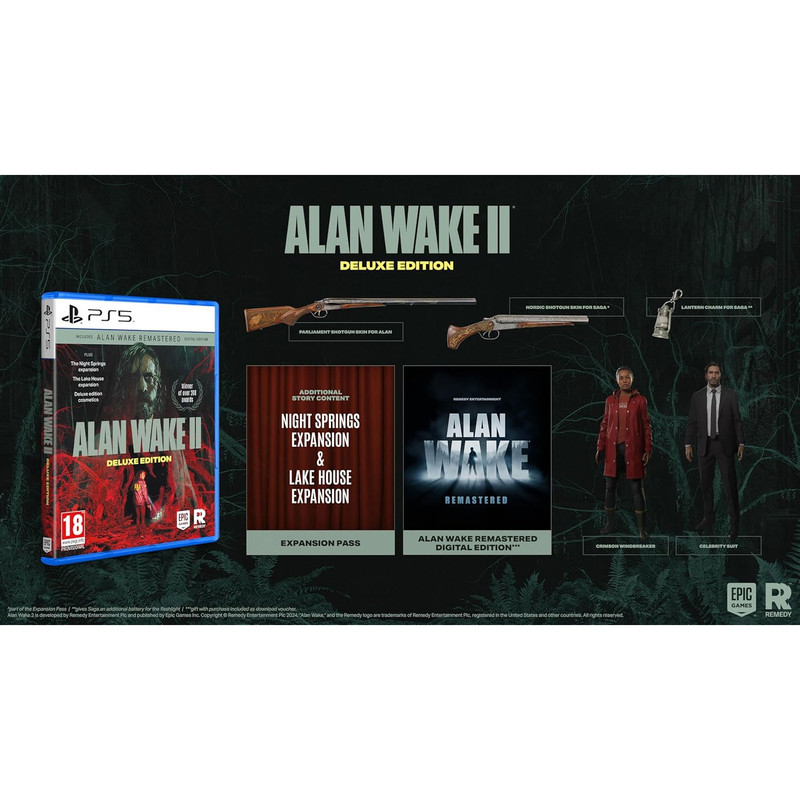 بازی Alan Wake 2 نسخه Deluxe مخصوص PS5 — تصویر ۴