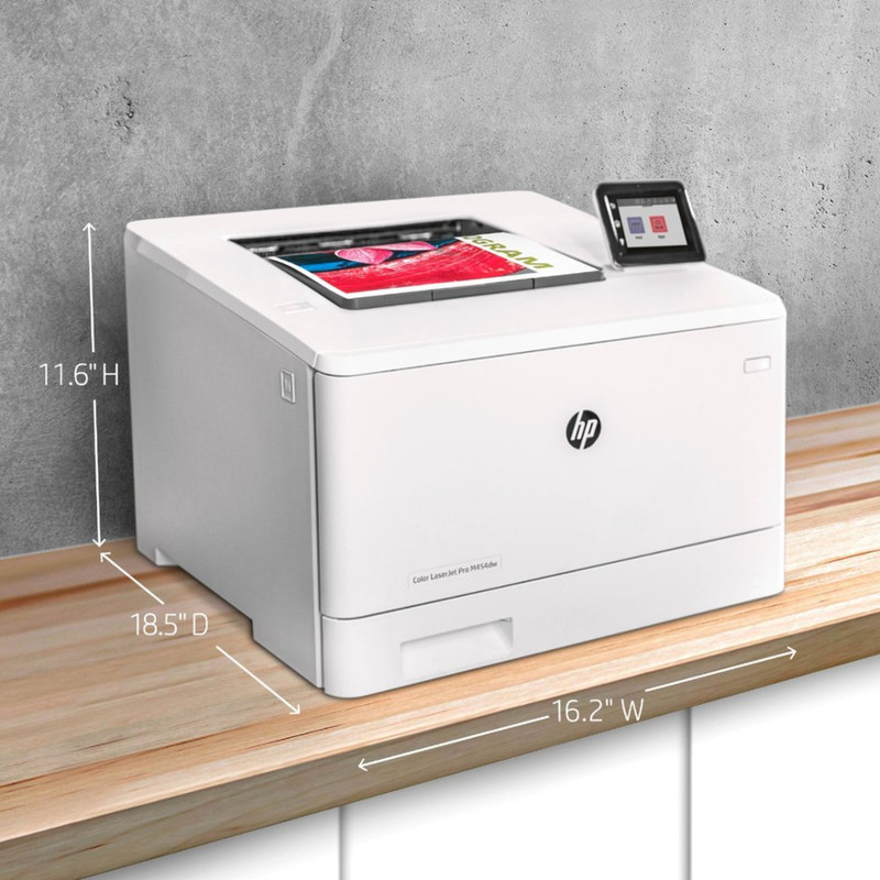 پرینتر اچ پی رنگی تک کاره با چاپ لیزری مدل Color LaserJet Pro M454dw، سایز چاپ A4، قابلیت چاپ دو رو — تصویر ۵