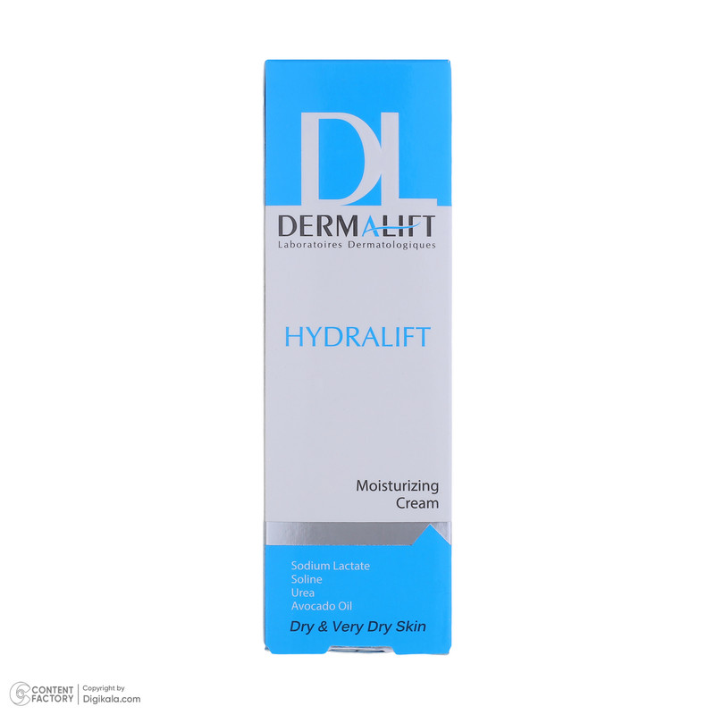 کرم مرطوب کننده صورت درمالیفت مدل HYDRALIFT مناسب پوستهای خشک حجم 50 میلی لیتر — تصویر ۴