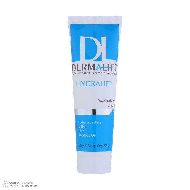 کرم مرطوب کننده صورت درمالیفت مدل HYDRALIFT مناسب پوستهای خشک حجم 50 میلی لیتر — تصویر ۵