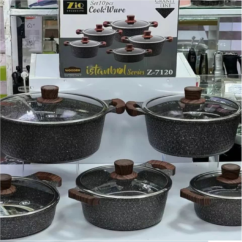 سرویس پخت و پز 10 پارچه زیو مدل z-7120 — تصویر ۳